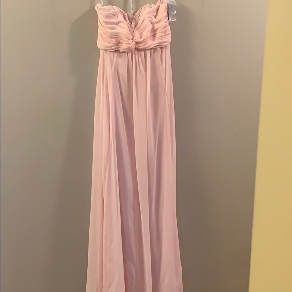Bridesmaids dress from David’s bridal